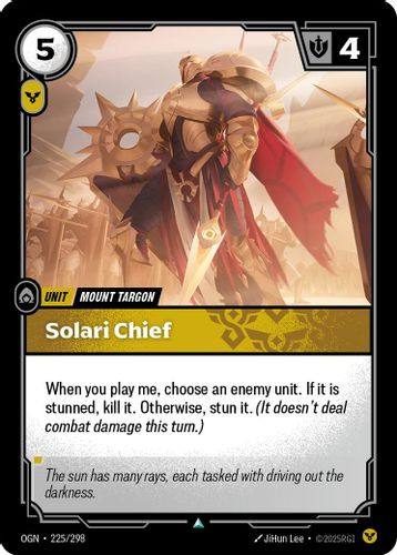 |RB01|[OGN-225/298](U) Solari Chief {Foil}
