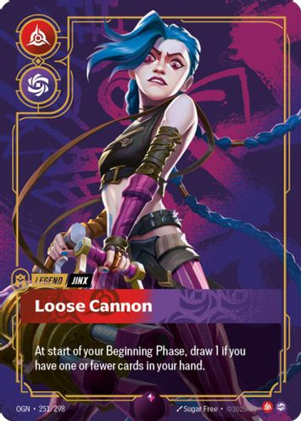 |RB01|[OGN-251/298](R) Jinx - Loose Cannon {Foil}
