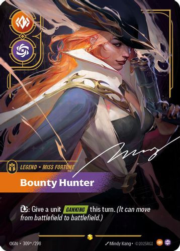 |RB01|[OGN-309*/298](SC) Miss Fortune - Bounty Hunter {Signature} {Foil}
