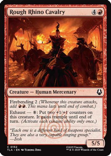 [TLA-0152](C) Rough Rhino Cavalry (Foil)