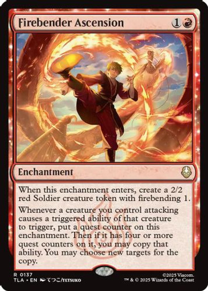 [TLA-0137](R) Firebender Ascension (Foil)