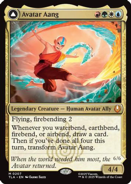 [TLA-0207](M) Avatar Aang // Aang, Master of Elements (Foil)