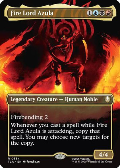 [TLA-0334](R) Fire Lord Azula (Borderless) (Foil)