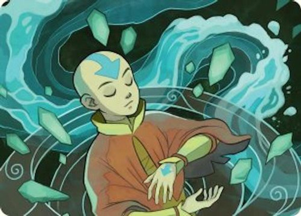 [TLAART-0045](S) Aang, at the Crossroads Art Card