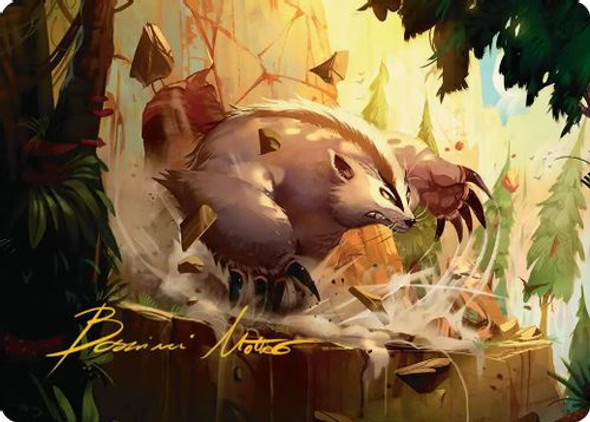 [TLAART-0012](S) Badgermole Art Card (Signature Art Card)