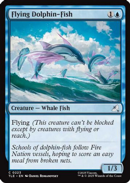 [TLE-0223](C) Flying Dolphin-Fish