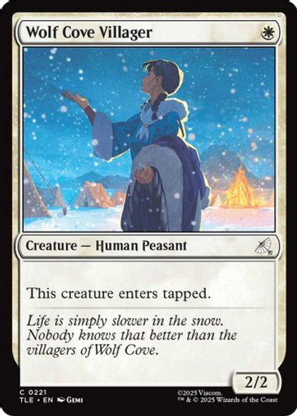 [TLE-0221](C) Wolf Cove Villager (Foil)