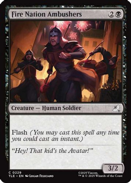 [TLE-0229](C) Fire Nation Ambushers (Foil)