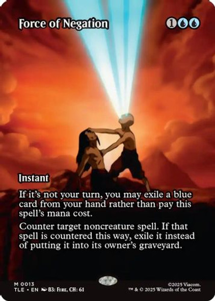 [TLE-0013](M) Force of Negation (Borderless)