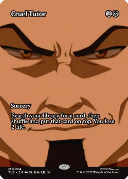 [TLE-0024](M) Cruel Tutor (Borderless) (Foil)