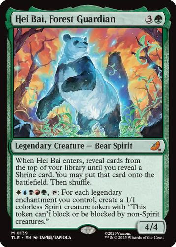 [TLE-0139](M) Hei Bai, Forest Guardian (Foil)