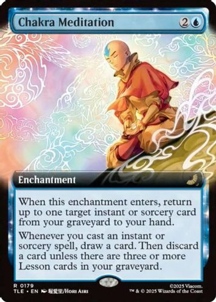 [TLE-0179](R) Chakra Meditation (Extended Art) (Foil)