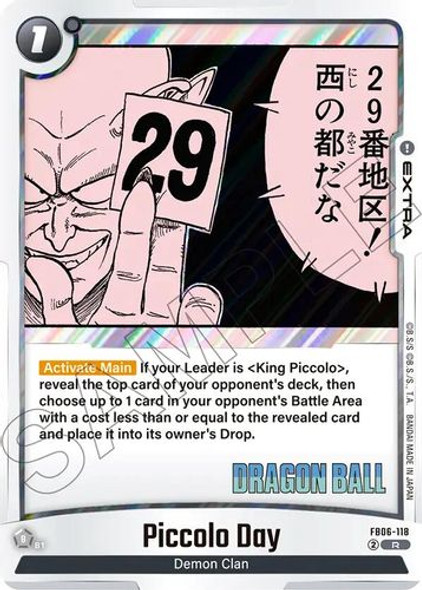 [FB06-118](R) Piccolo Day {SB-02}