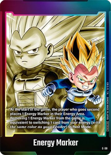 [E-038] Energy Marker {Vegeta (Mini) : DA} {Energy Marker pack 06} {Foil}