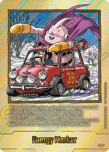[E-087] Energy Marker {SB02-Manga Booster 02} {1 Star Alt Art} {Foil}