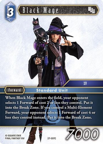 [27-097](C) Black Mage (Foil)