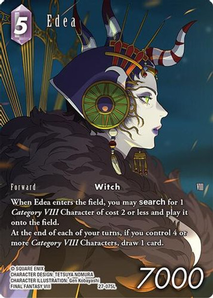 [27-075](L) Edea (Full Art) (Foil)