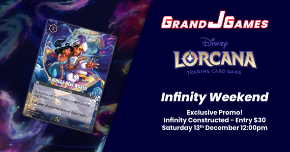 Lorcana: Infinity Weekend - (12:00pm Saturday 13th Dec)