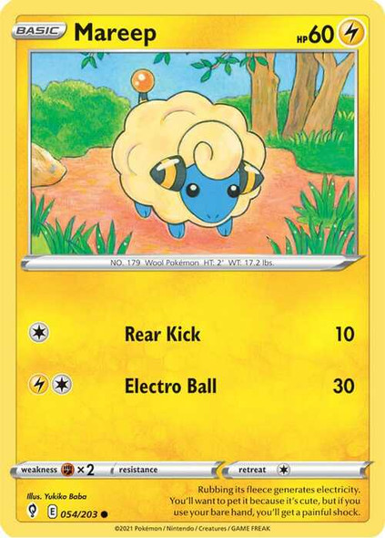 [SWSH07][EVS-054/203C] Mareep