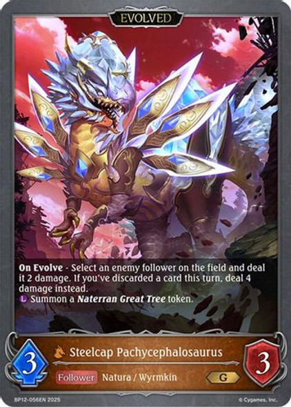 [BP12-056EN](G) Steelcap Pachycephalosaurus (Evolved)
