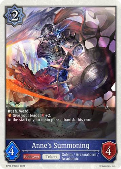 [BP13-P29EN](PT) Anne's Summoning (Premium Foil)