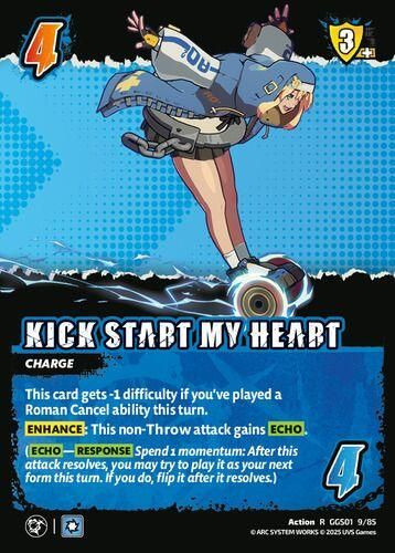 [GGS01-009/85](R) Kick Start My Heart (Foil)
