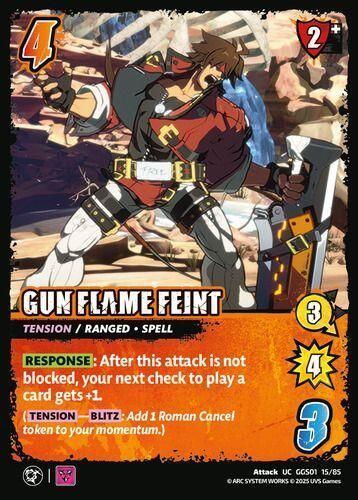 [GGS01-015/85](UC) Gun Flame Feint