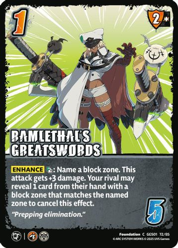 [GGS01-072/85](C) Ramlethal's Greatswords