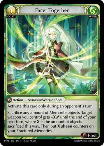 |GA08|<1st>[PTM-EN-143](U) Facet Together {Foil}