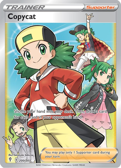 [SWSH07][EVS-200/203UR] Copycat (Full Art) (Holo)