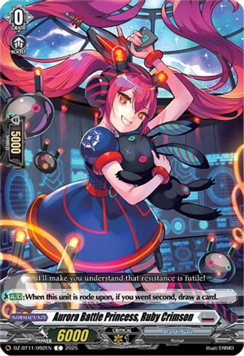 [DZ-BT11/092EN](C) Aurora Battle Princess, Ruby Crimson