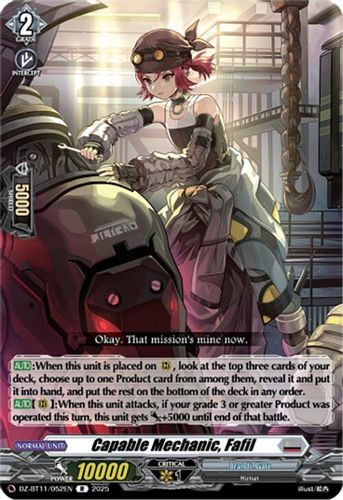 [DZ-BT11/052EN](R) Capable Mechanic, Fafil