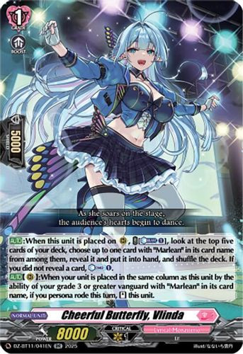 [DZ-BT11/041EN](RR) Cheerful Butterfly, Vlinda