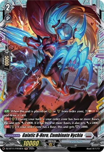 [DZ-BT11/FR18EN](FR) Galatic B-Hero, Combinate Nychia (FR)