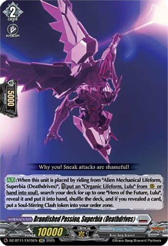 [DZ-BT11/EX15EN](EX) Brandished Passion, Superbia (Deathdrives)