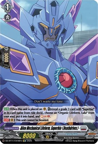 [DZ-BT11/EX18EN](EX) Alien Mechanical Lifeform, Superbia (Deathdrives)