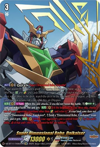 [DZ-BT11/EXS02EN](EXS) Super Dimensional Robo, Daikaiser