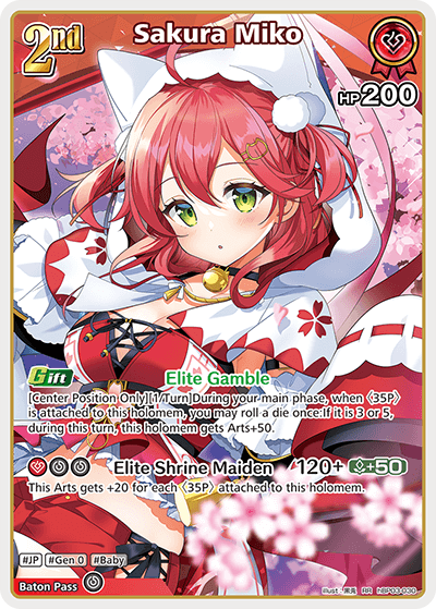 [hBP03-030](RR) Sakura Miko {Foil}