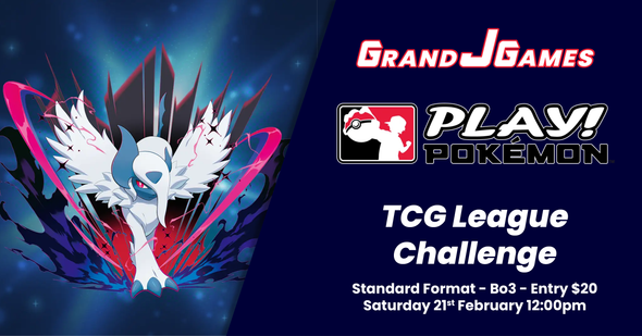 Pokemon: Grand J Games League Challenge (12:00pm Saturday 21st Feb)