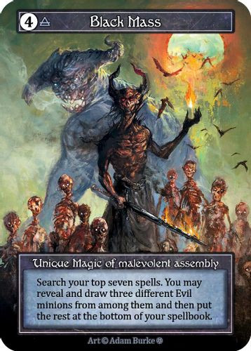 |SOR05|[GOT](Unique) Black Mass {Foil}