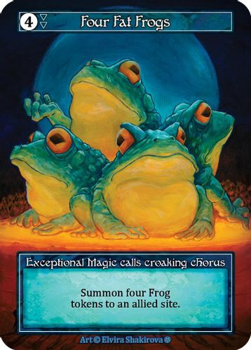|SOR05|[GOT](Exceptional) Four Fat Frogs {Foil}