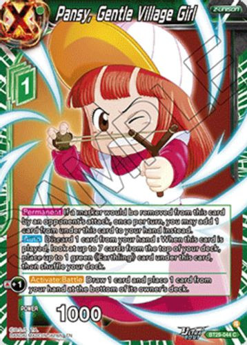 [BT29-044](C) Pansy, Gentle Village Girl