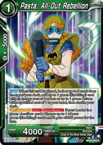 [BT29-049](C) Pasta, All-Out Rebellion