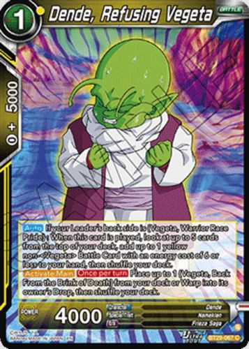 [BT29-067](C) Dende, Refusing Vegeta