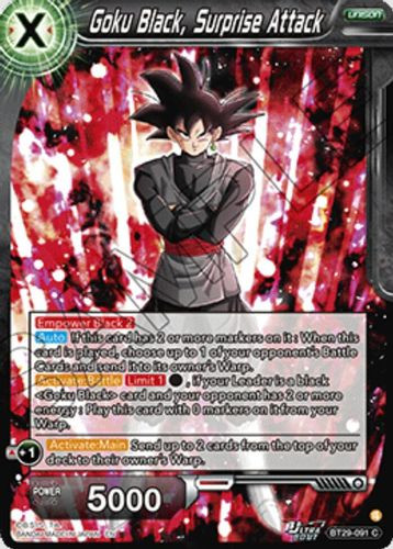 [BT29-091](C) Goku Black, Surprise Attack