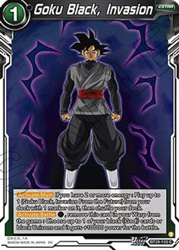 [BT29-103](C) Goku Black, Invasion