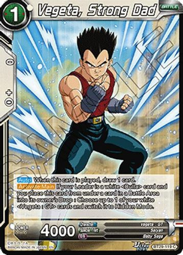 [BT29-119](C) Vegeta, Strong Dad