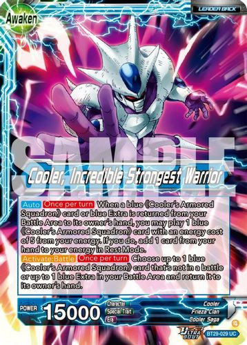 [BT29-029](UC) Cooler // Cooler, Incredible Strongest Warrior (Foil)