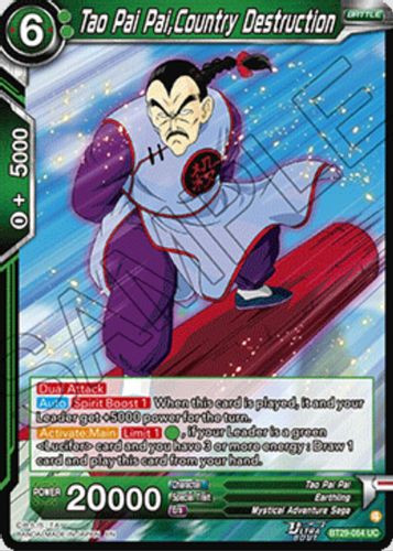 [BT29-054](UC) Tao Pai Pai, Country Destruction (Foil)