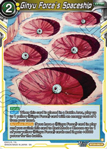 [BT29-082](R) Ginyu Force's Spaceship (Foil)